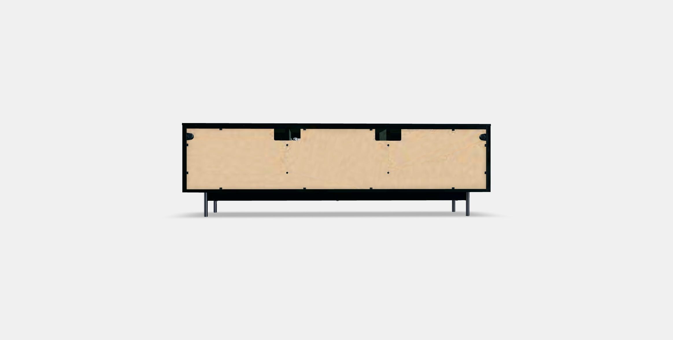 RANNAS TV bench with doors Low-poly 3D model_14