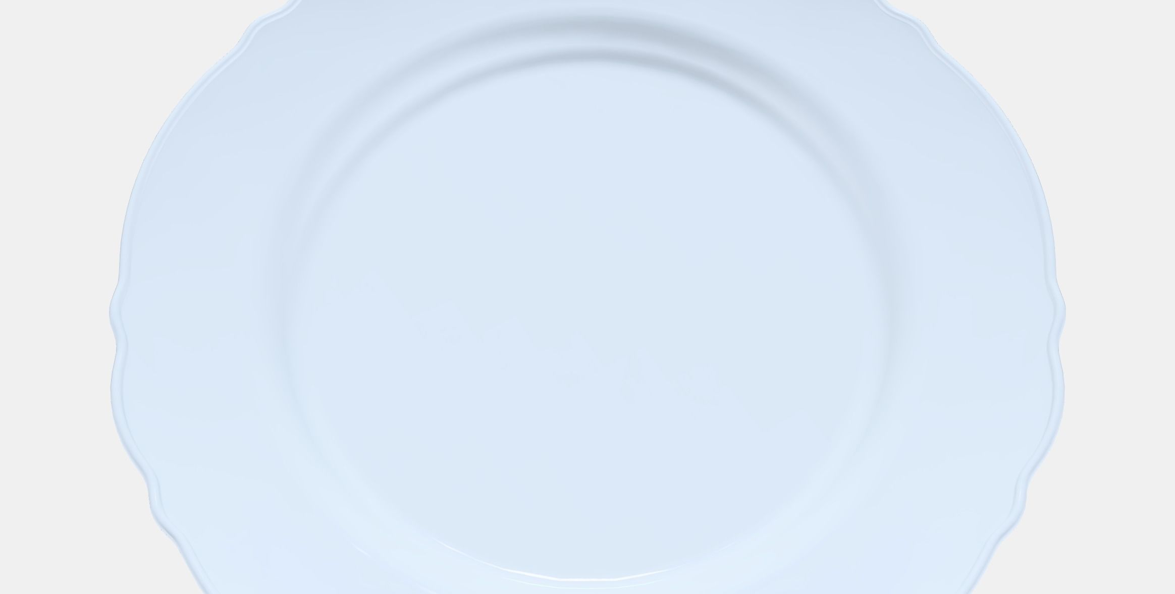 UPPLAGA Plate Low-poly 3D model_4