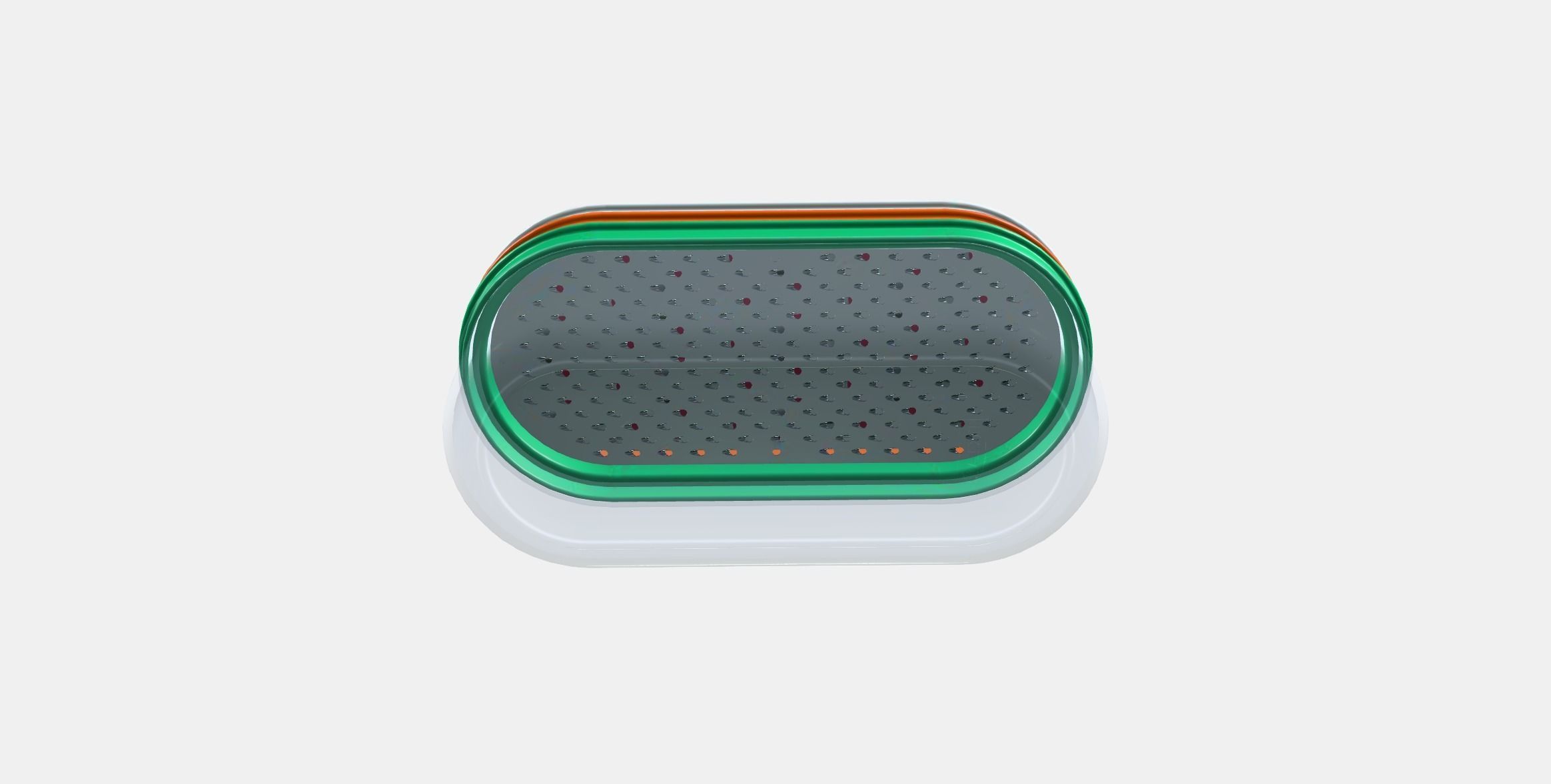 UPPFYLLD Grater with container set of 4 Low-poly 3D model_7