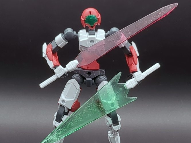 Beam Sword Mecha Model Accessory  Free 3D print model