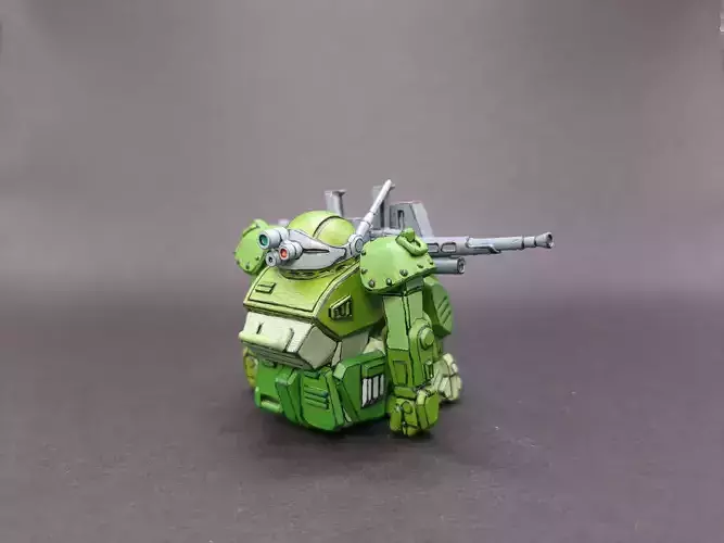 Scopedog DownMode Mecha Miniature 3D print model