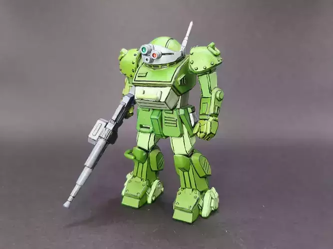 Scopedog Standing Mecha Miniature  3D print model
