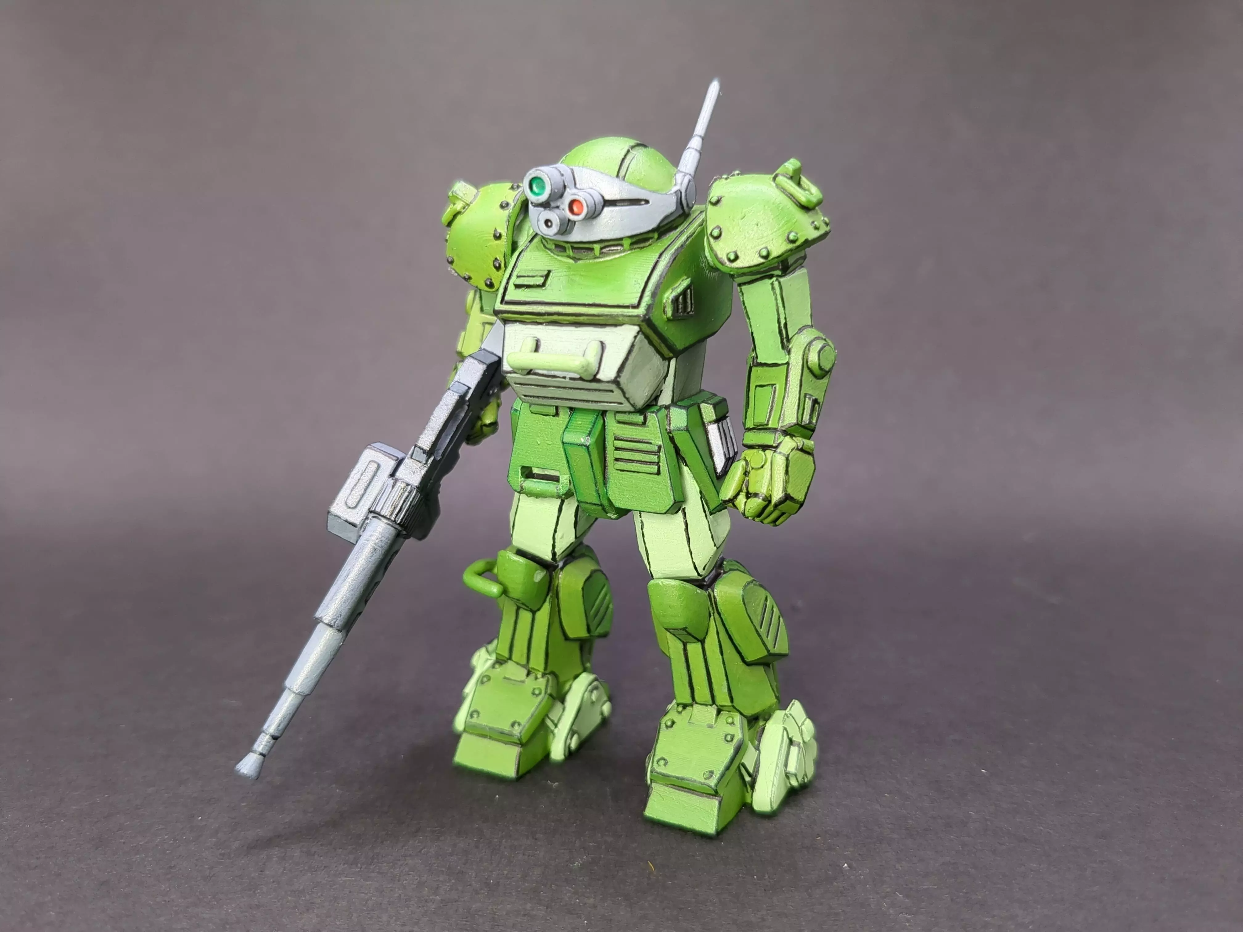 Scopedog Standing Mecha Miniature  3D print model_0