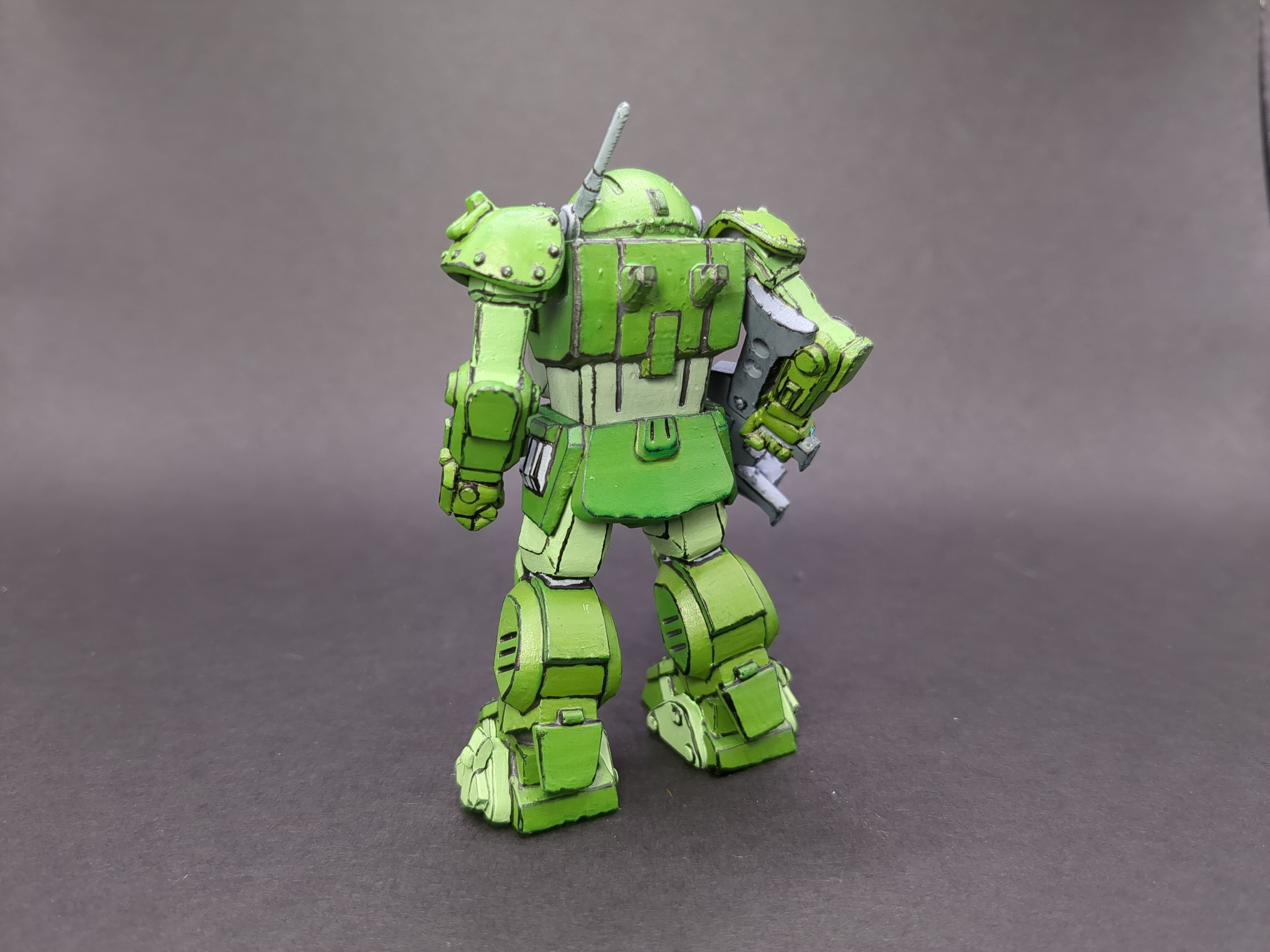 Scopedog Standing Mecha Miniature  3D print model_1
