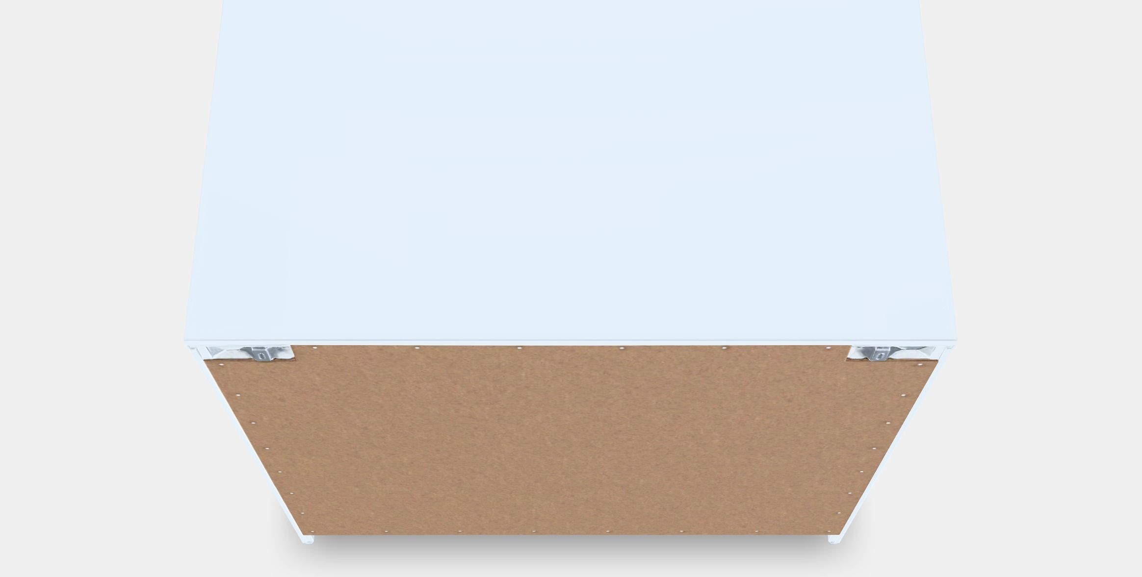 MALM Chest of 3 drawers Low-poly 3D model_3