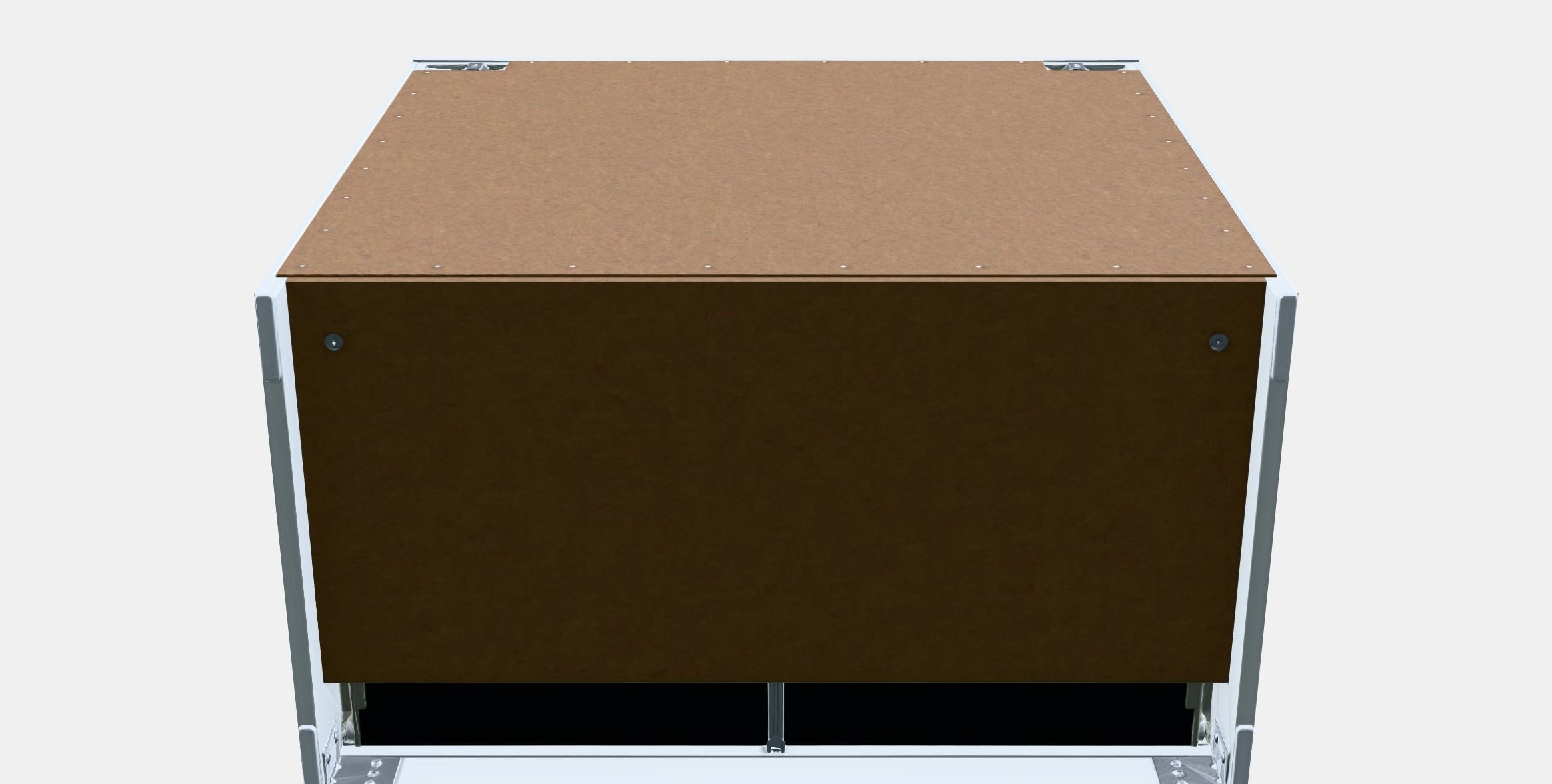 MALM Chest of 3 drawers Low-poly 3D model_6