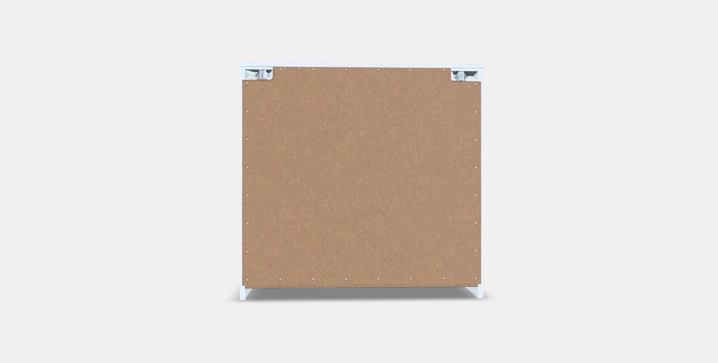 MALM Chest of 3 drawers Low-poly 3D model_16