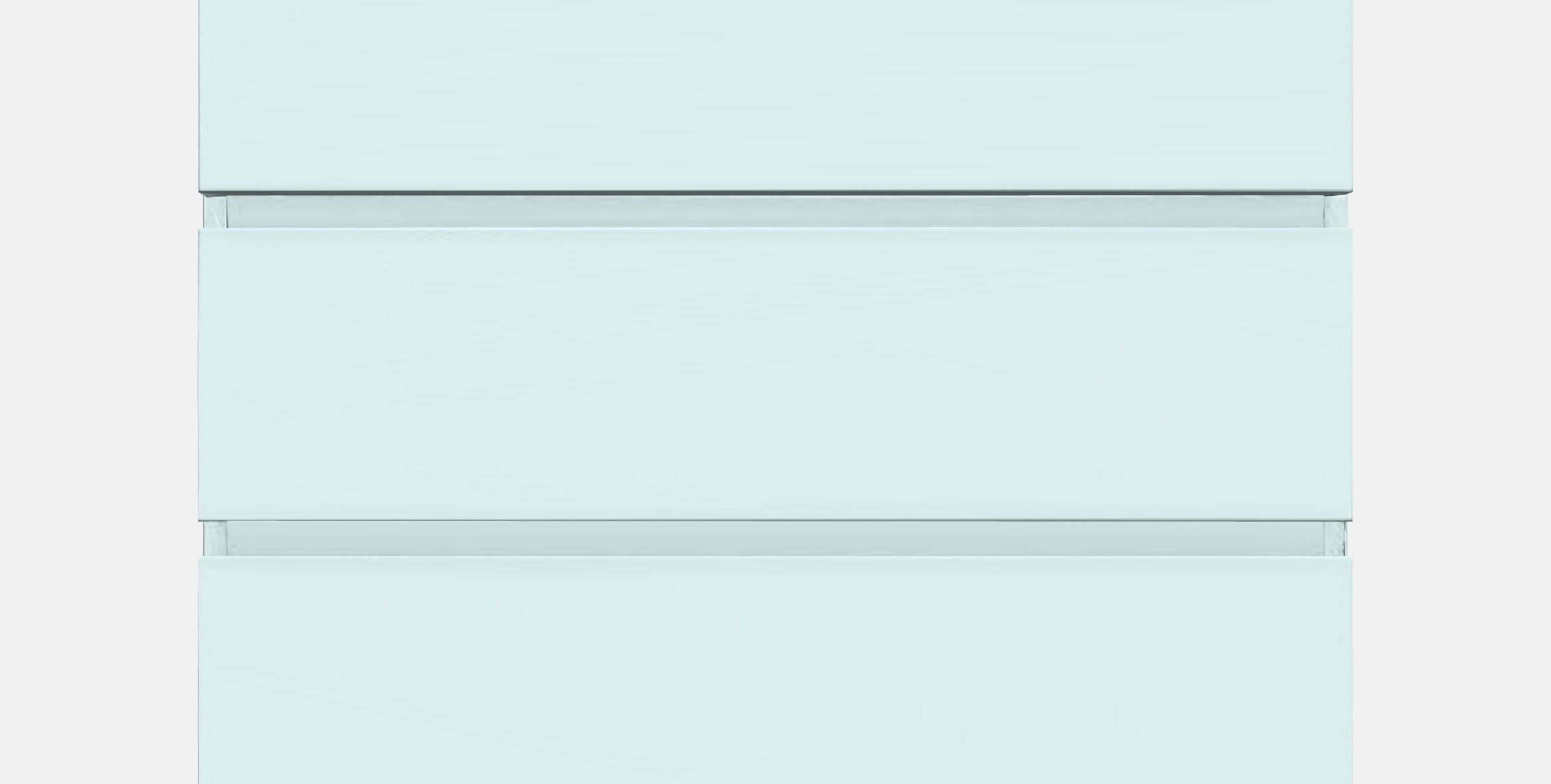 MALM Chest of 3 drawers Low-poly 3D model_12