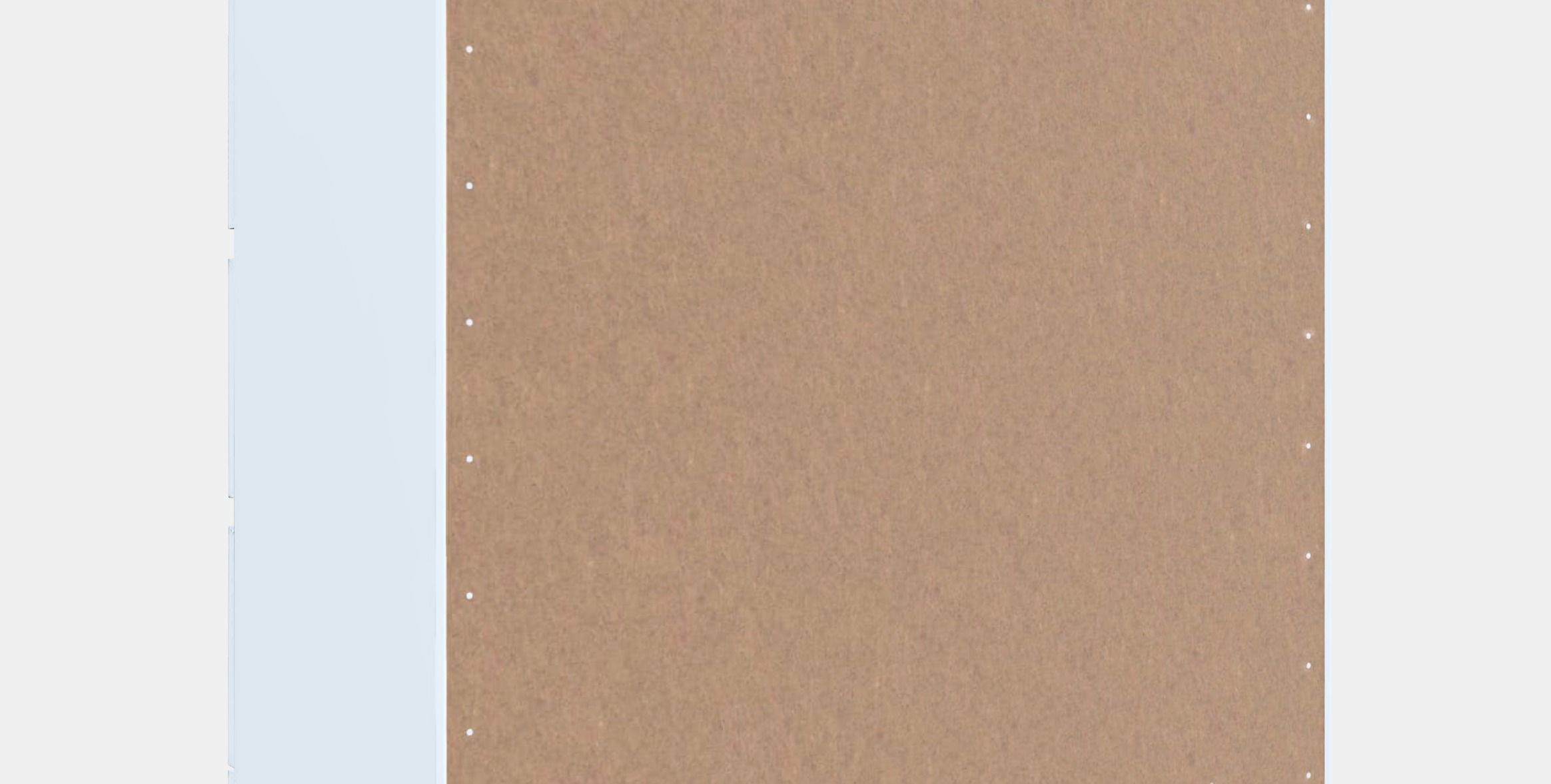 MALM Chest of 3 drawers Low-poly 3D model_2