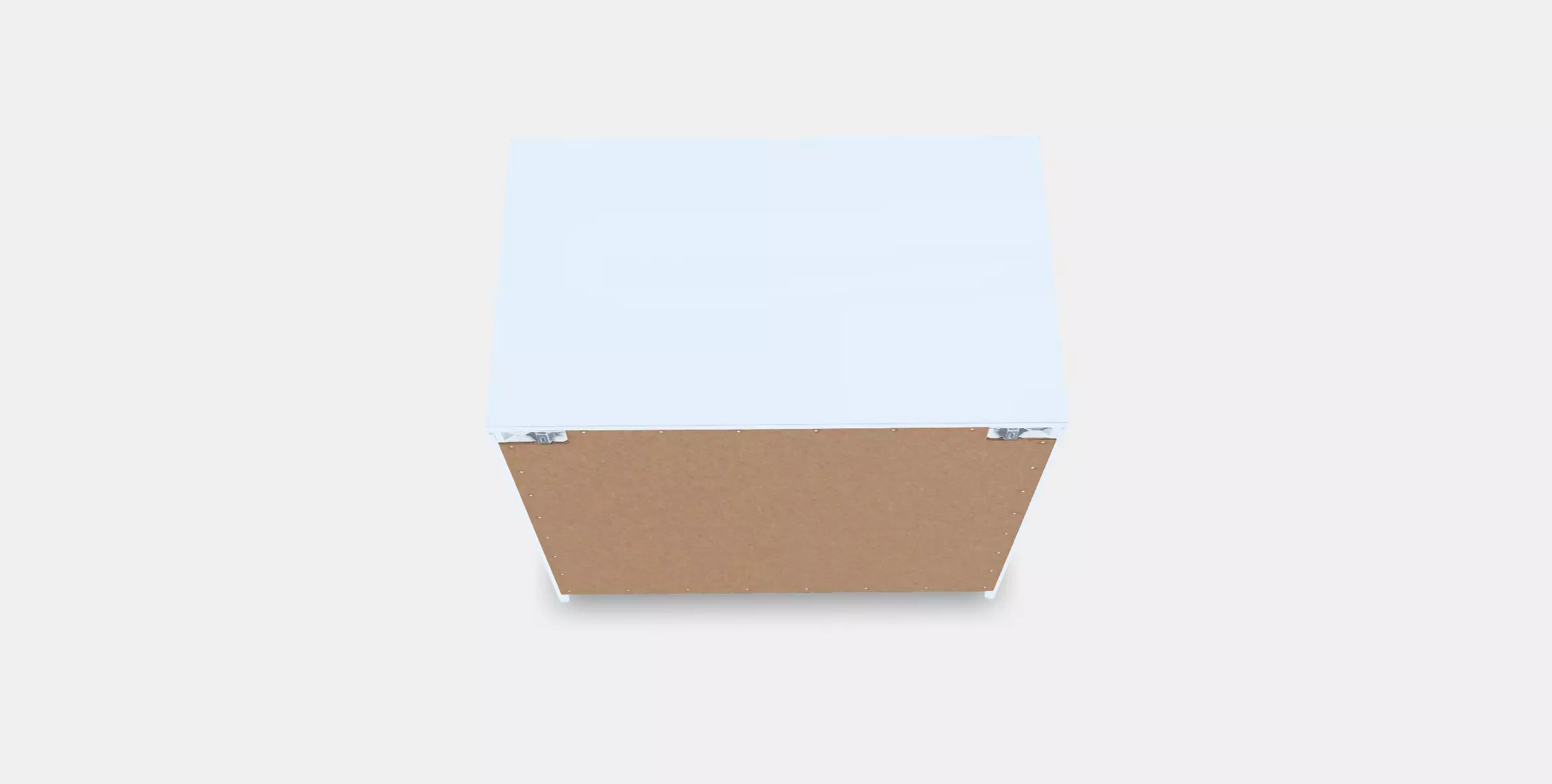 MALM Chest of 3 drawers Low-poly 3D model_0