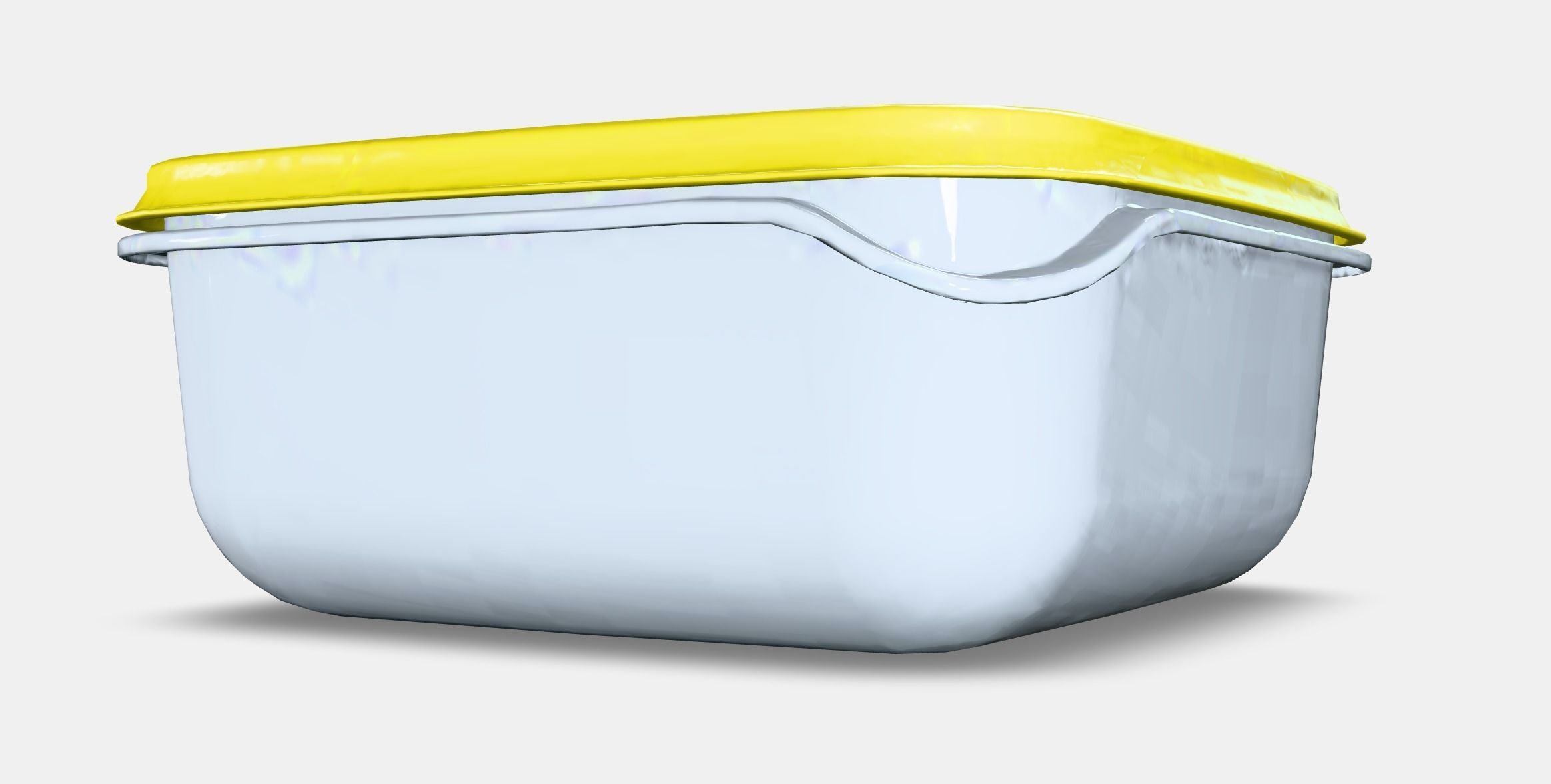 PRUTA Food container 1 Low-poly 3D model_6