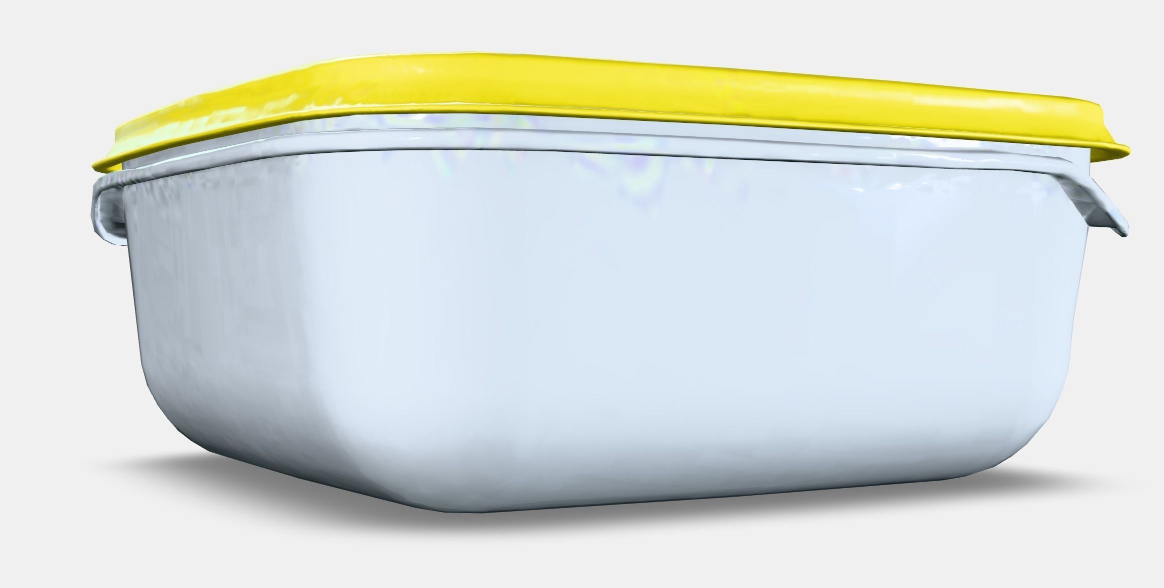 PRUTA Food container 1 Low-poly 3D model_4