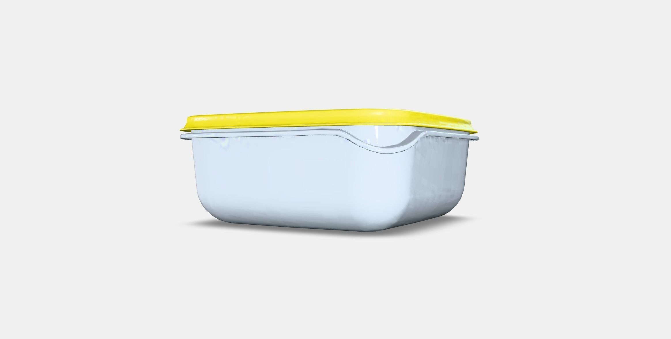 PRUTA Food container 1 Low-poly 3D model_3