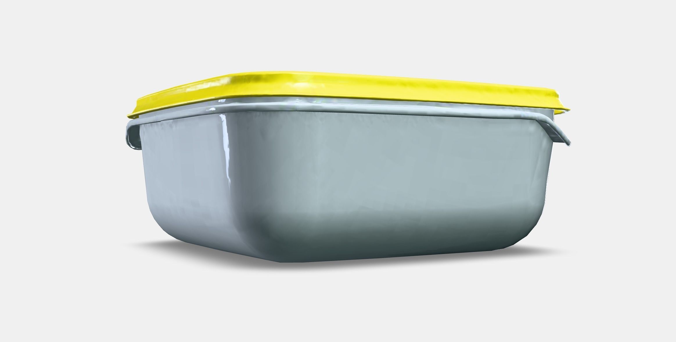 PRUTA Food container 1 Low-poly 3D model_9