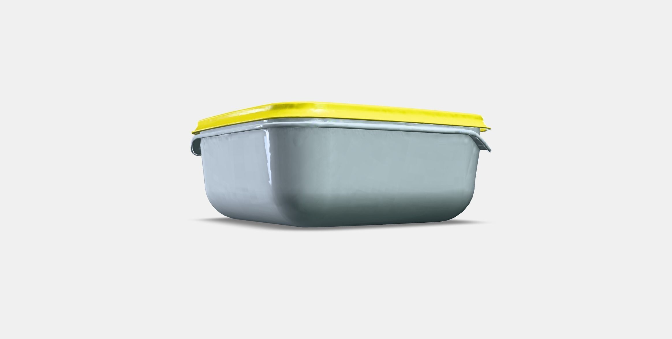 PRUTA Food container 1 Low-poly 3D model_2
