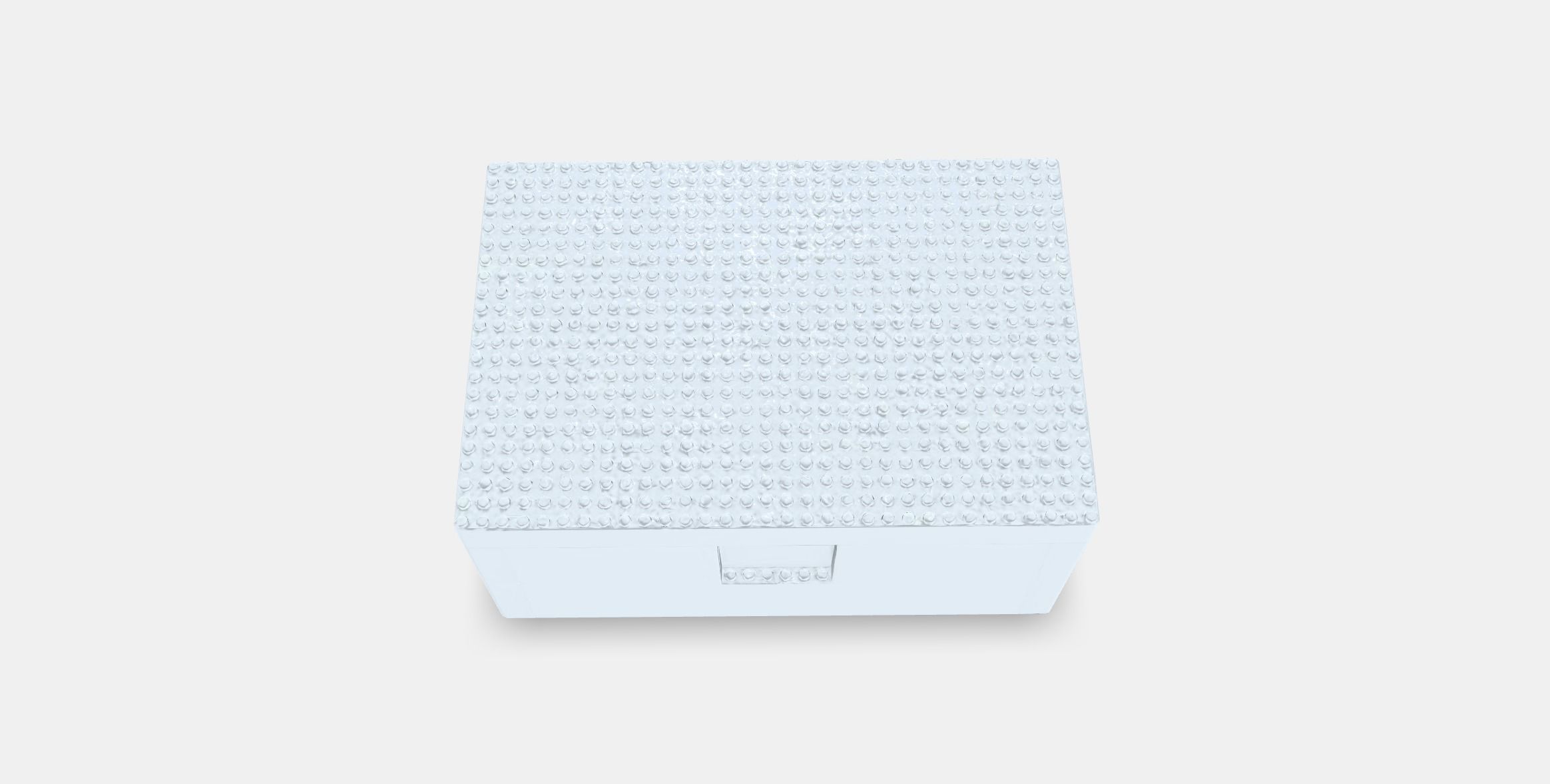 BYGGLEK LEGO box with lid Low-poly 3D model_5