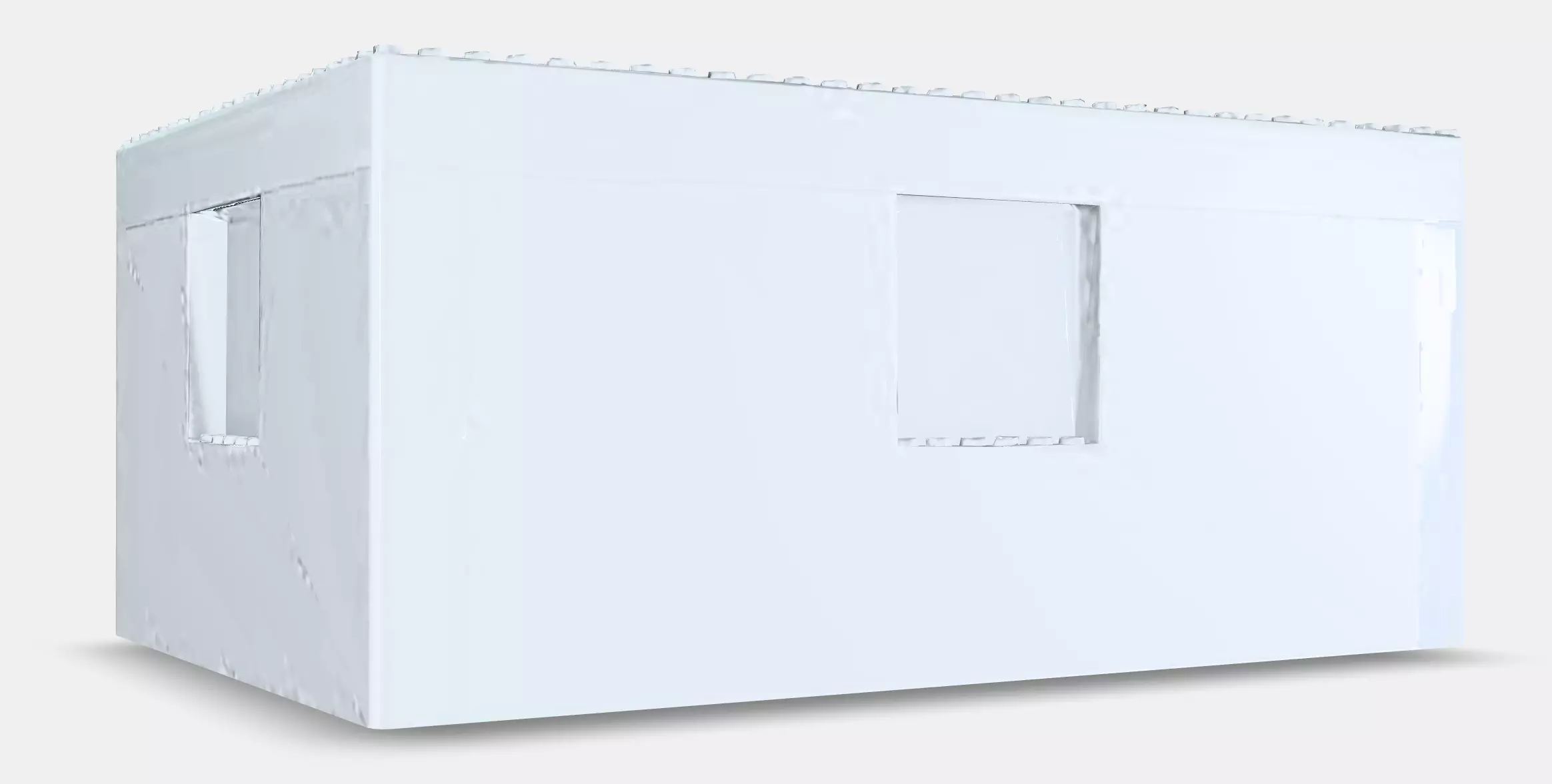 BYGGLEK LEGO box with lid Low-poly 3D model_0