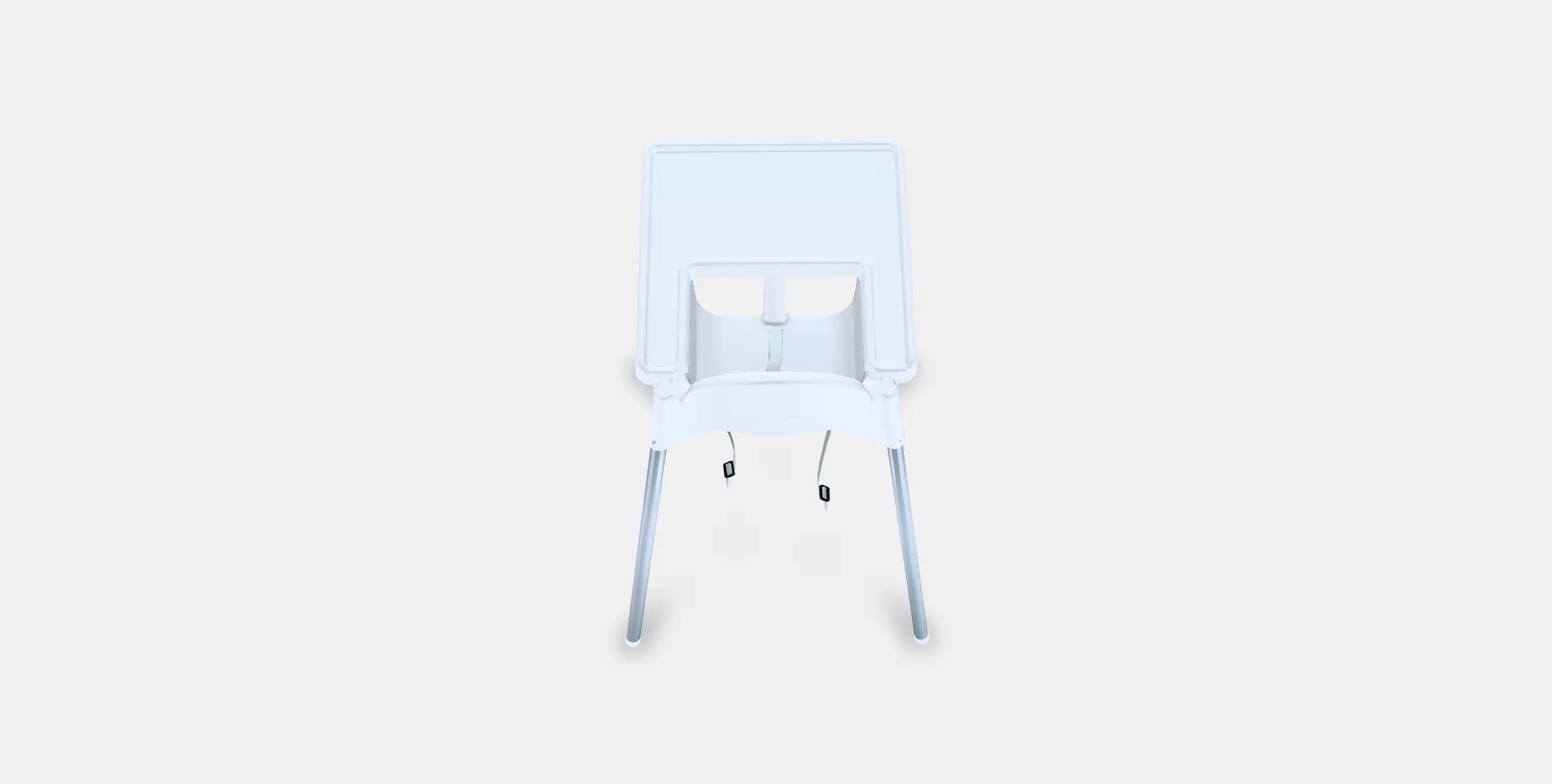 ANTILOP Highchair with tray Low-poly 3D model