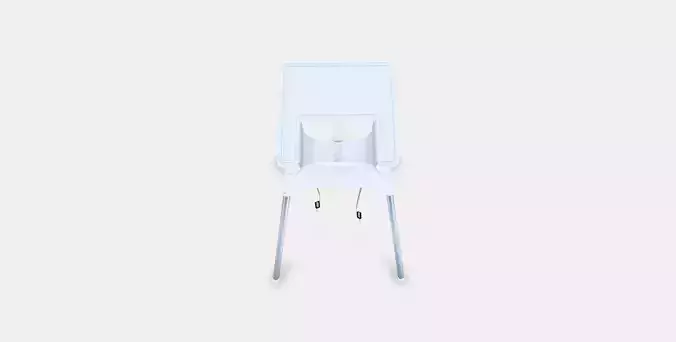 ANTILOP Highchair with tray Low-poly 3D model