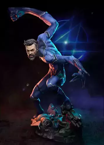 Mr fantastic statue  3D print model