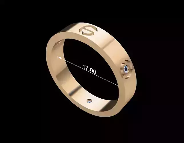 Women Ring 100 3D print model