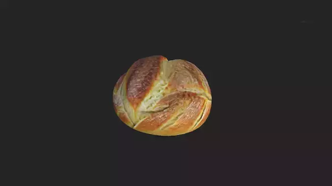 Bread 3D model 002