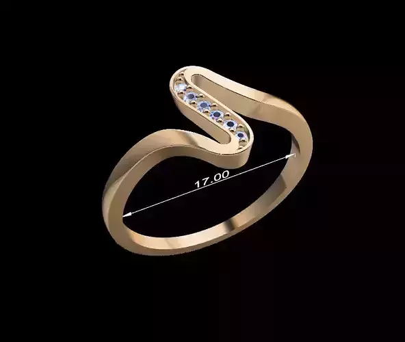 Women Ring 102 3D print model
