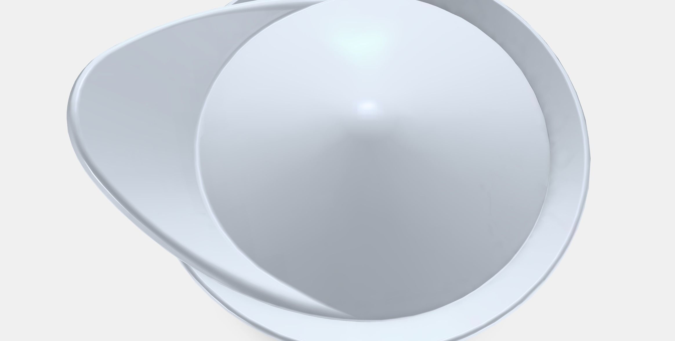 FARGKLAR Oven-serving dish with lid Low-poly 3D model_4