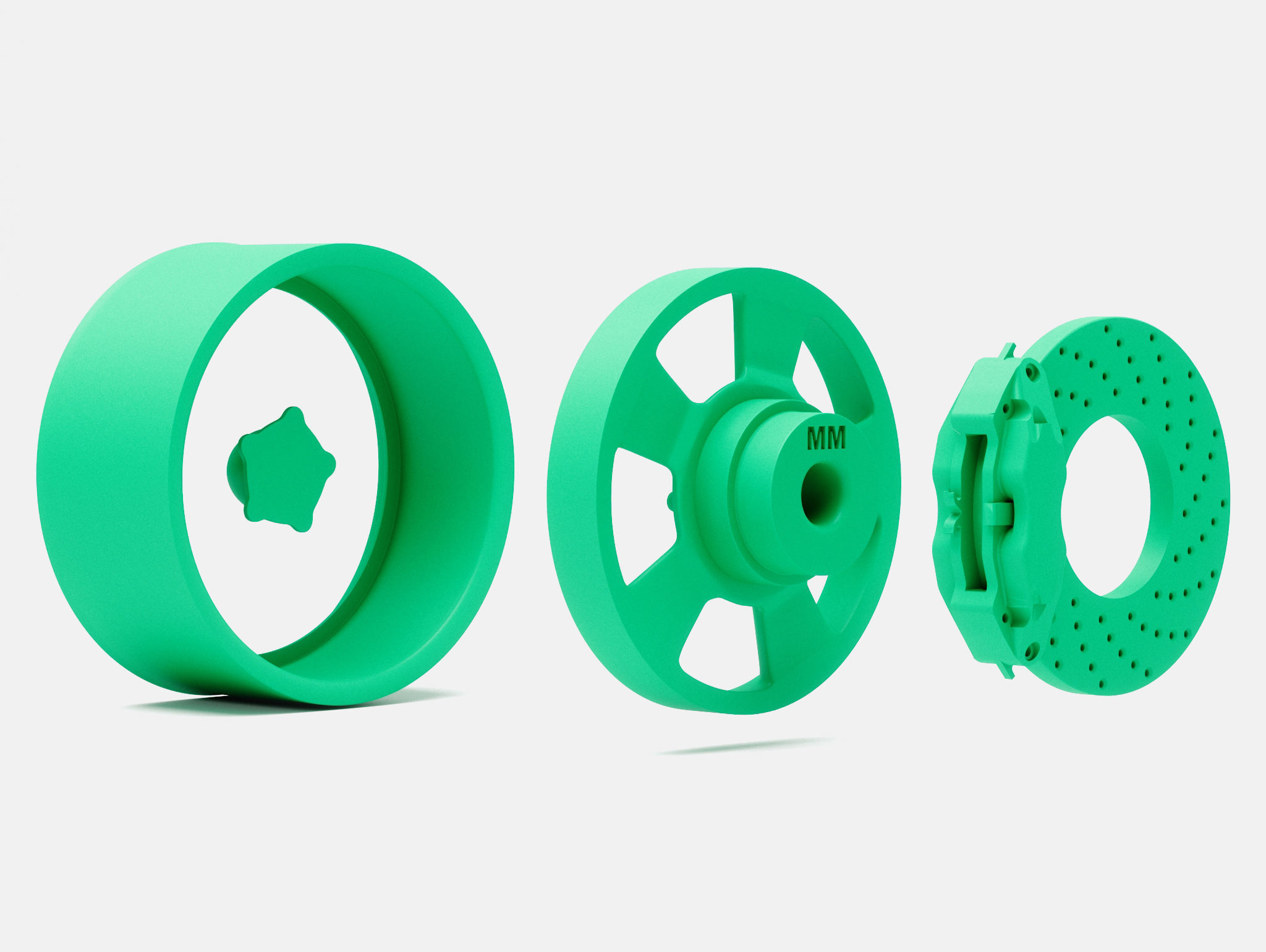 15x4 15x7 15x8 15x10 Torq Thrust D Wheels and Brake 3D print model_10