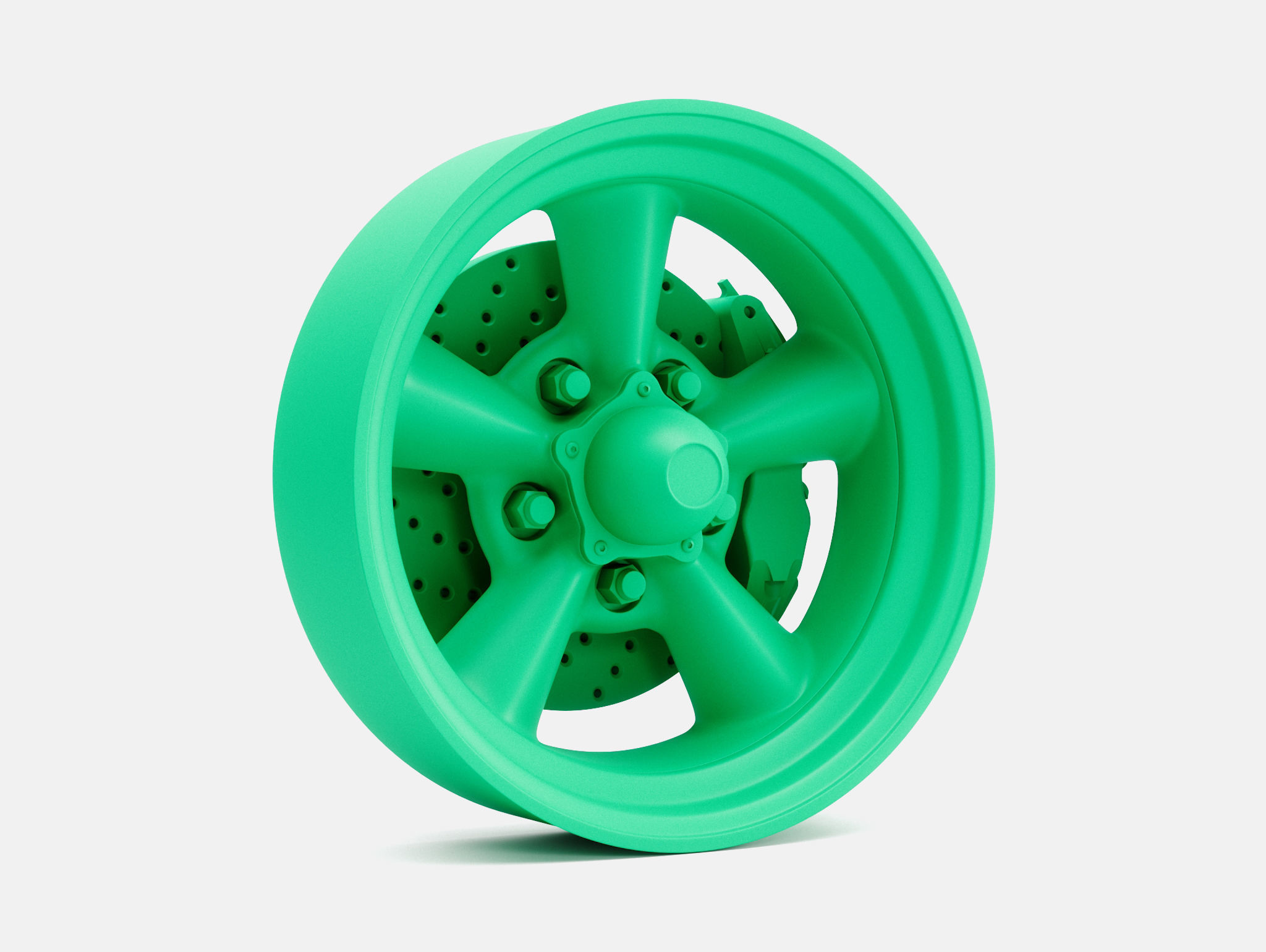 15x4 15x7 15x8 15x10 Torq Thrust D Wheels and Brake 3D print model_1