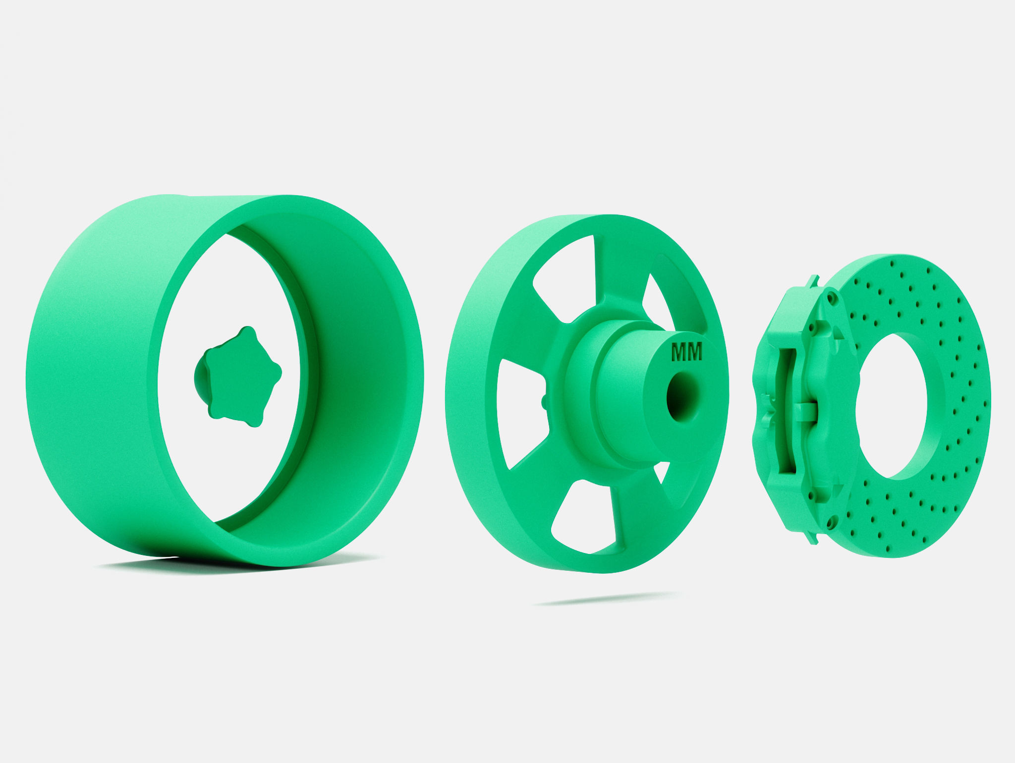 15x4 15x7 15x8 15x10 Torq Thrust D Wheels and Brake 3D print model_11