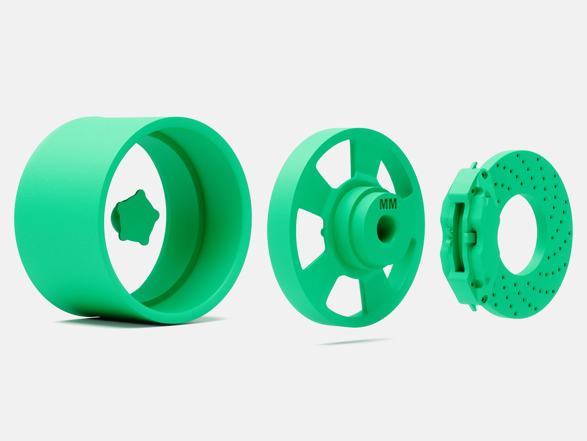 15x4 15x7 15x8 15x10 Torq Thrust D Wheels and Brake 3D print model_12
