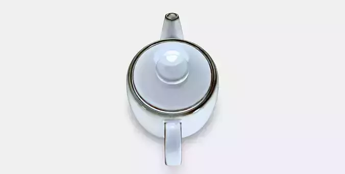 GLADELIG Teapot Low-poly 3D model