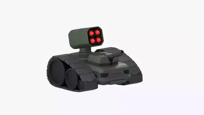 Army Tank 3D Illustration