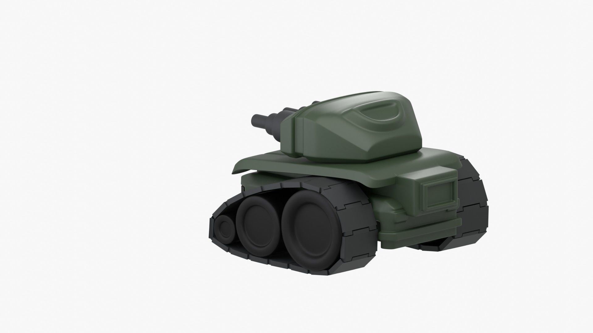 Army Tank 3D Illustration 3D model_10
