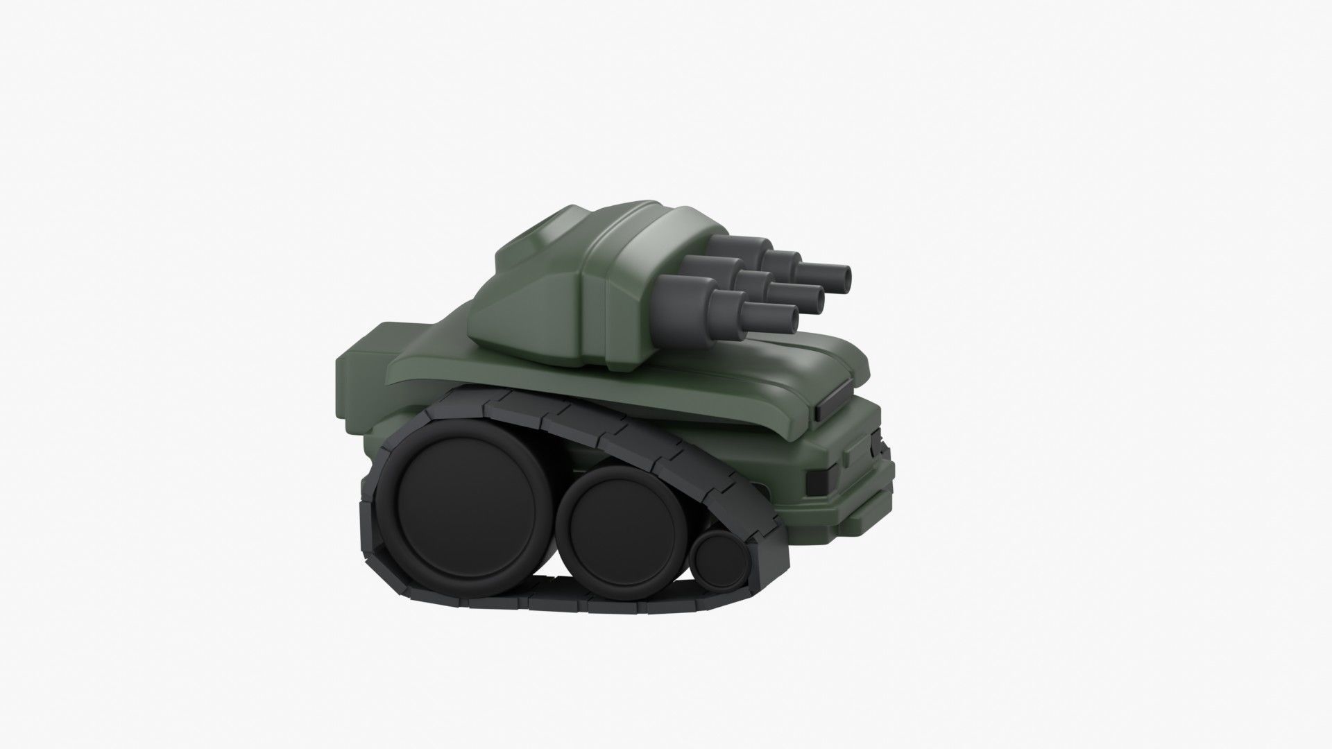Army Tank 3D Illustration 3D model_18