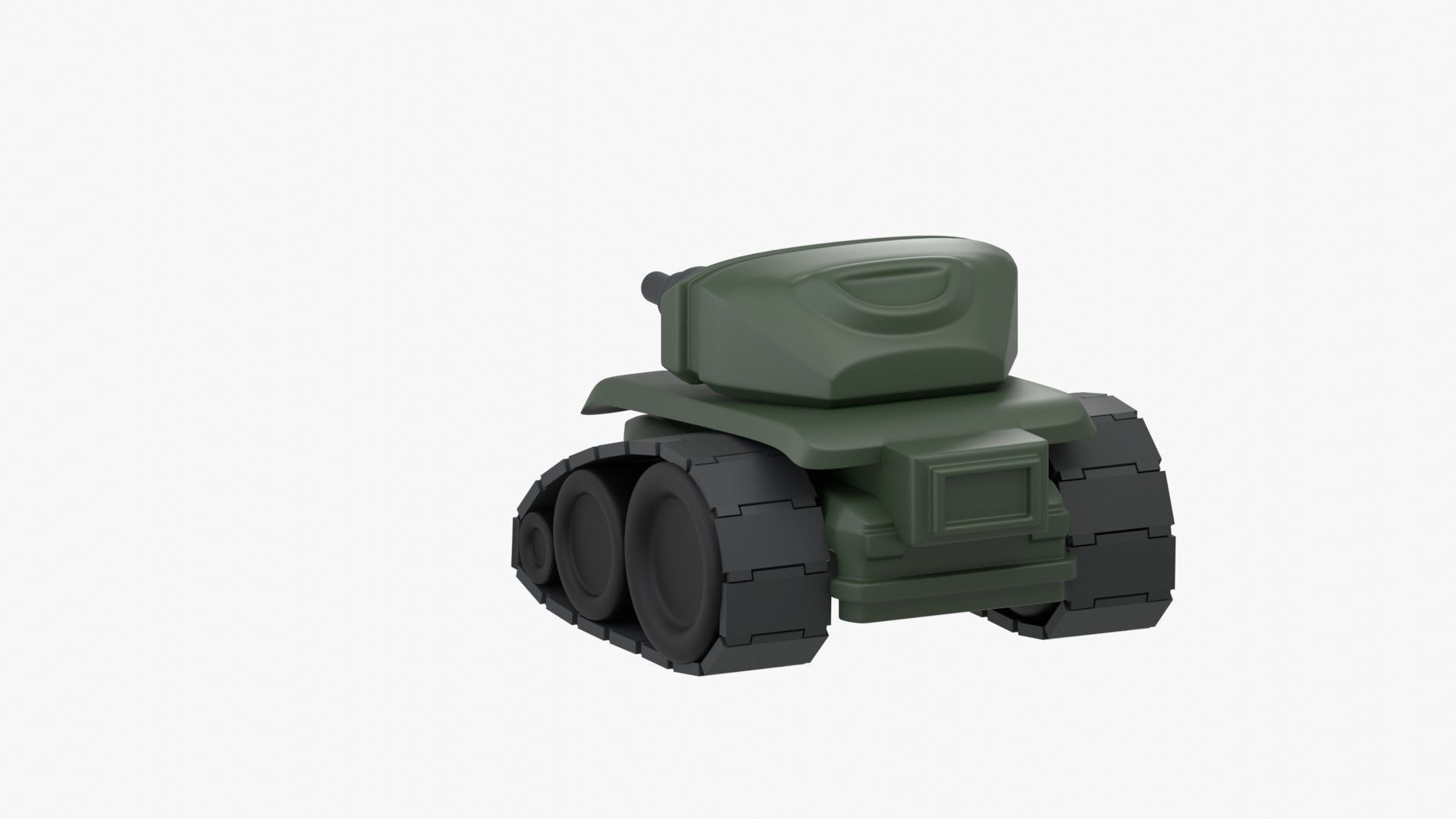 Army Tank 3D Illustration 3D model_11