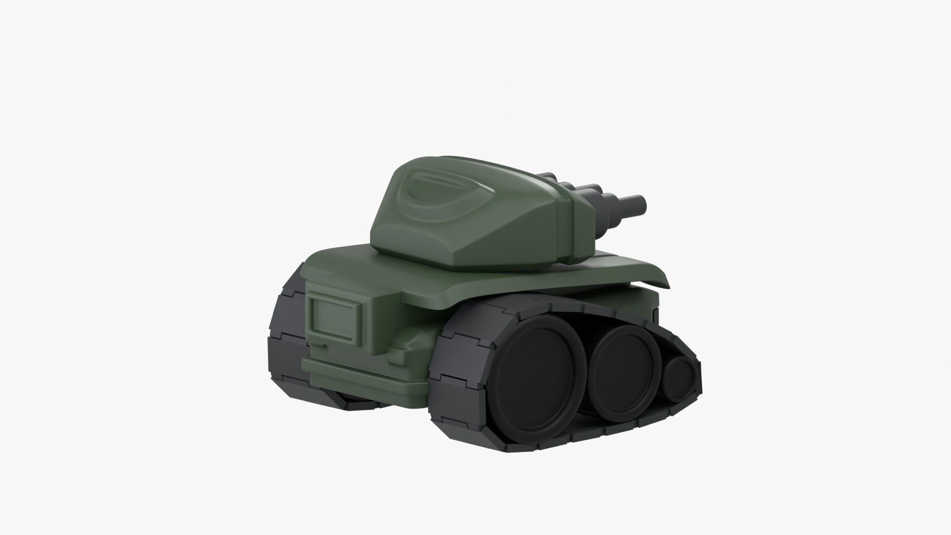 Army Tank 3D Illustration 3D model_15