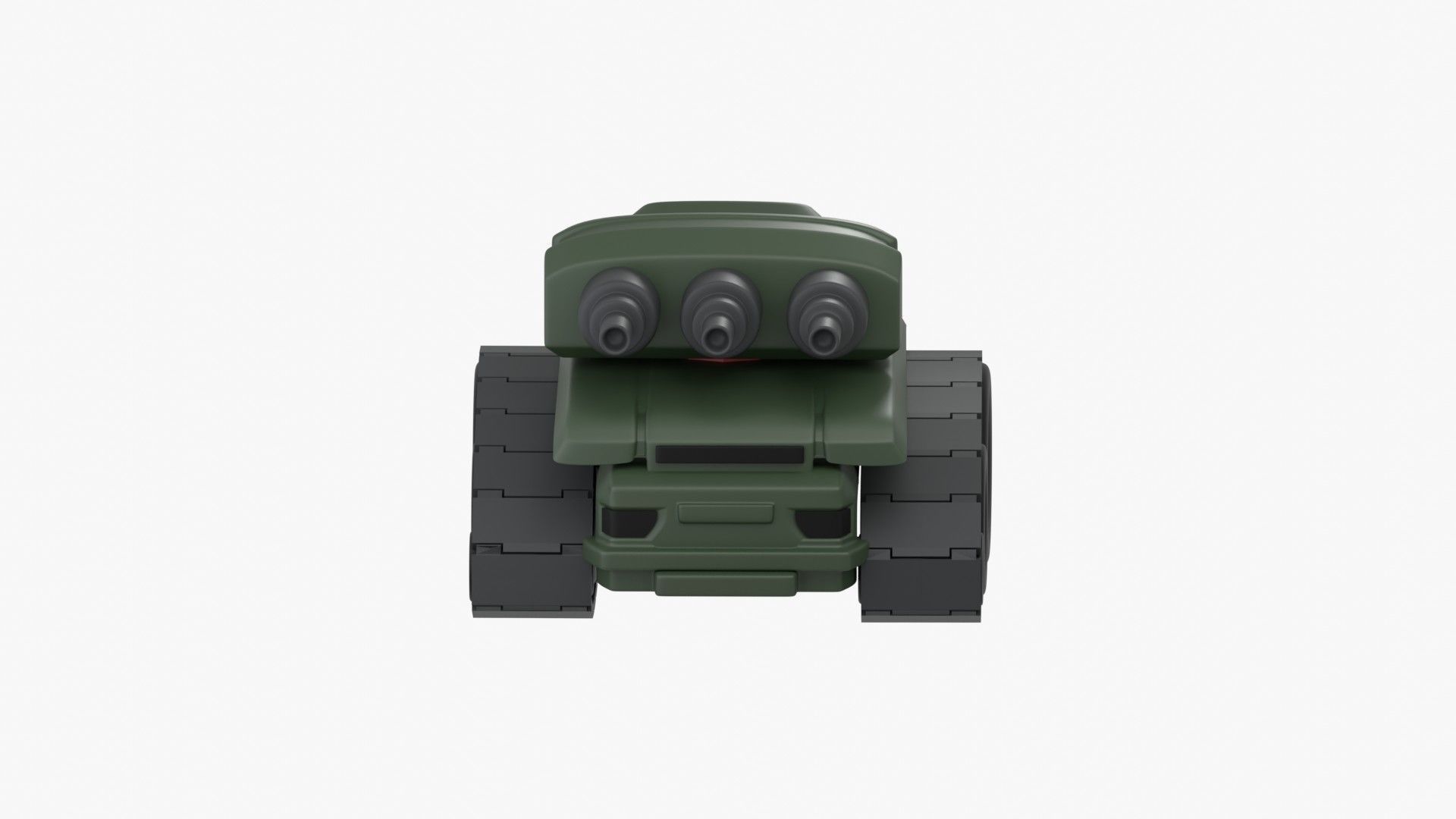 Army Tank 3D Illustration 3D model_3