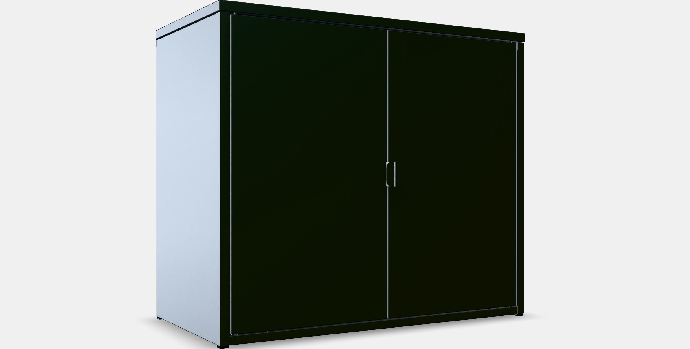 BROR Cabinet with 2 doors Low-poly 3D model_9