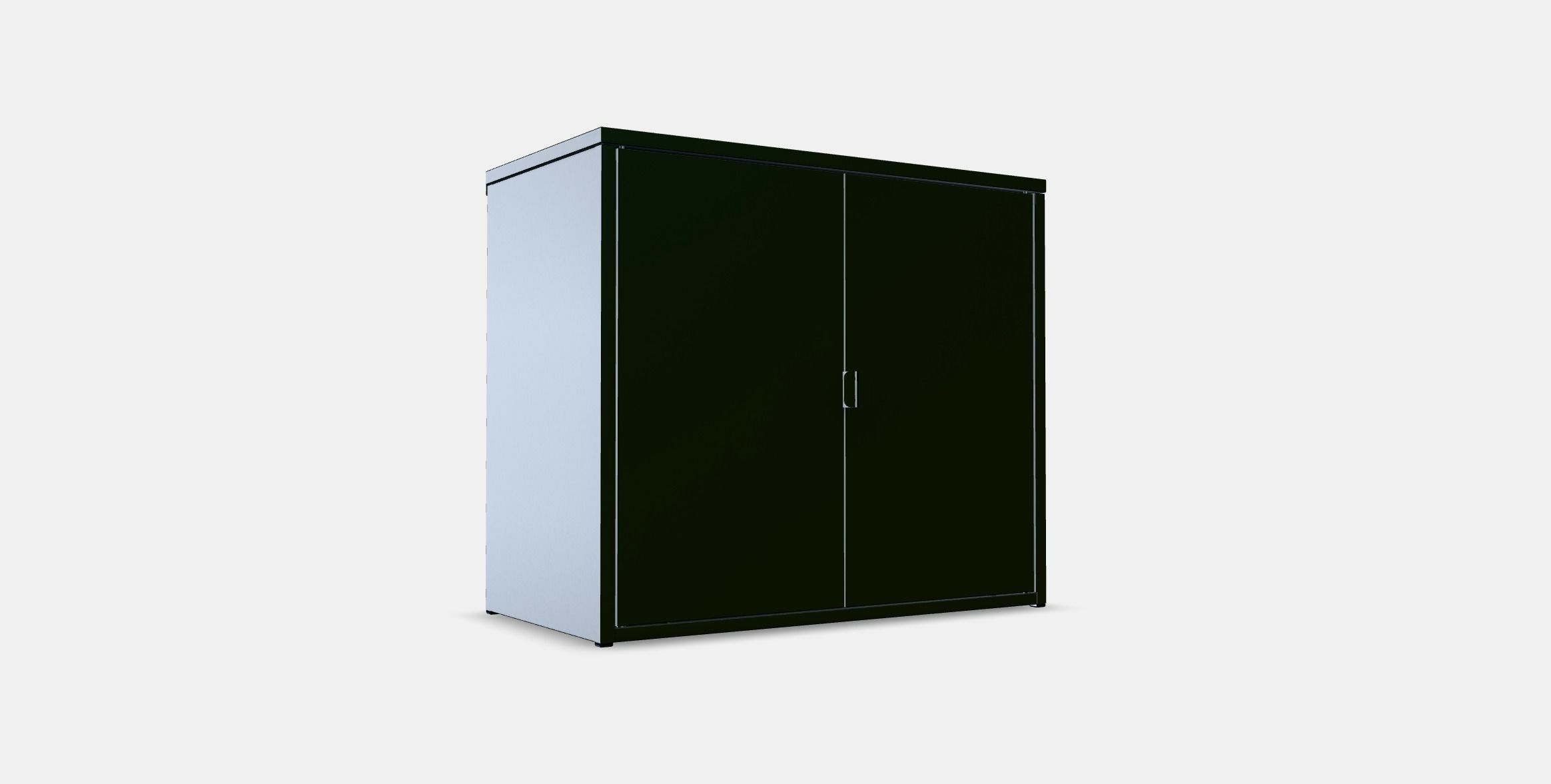 BROR Cabinet with 2 doors Low-poly 3D model_3