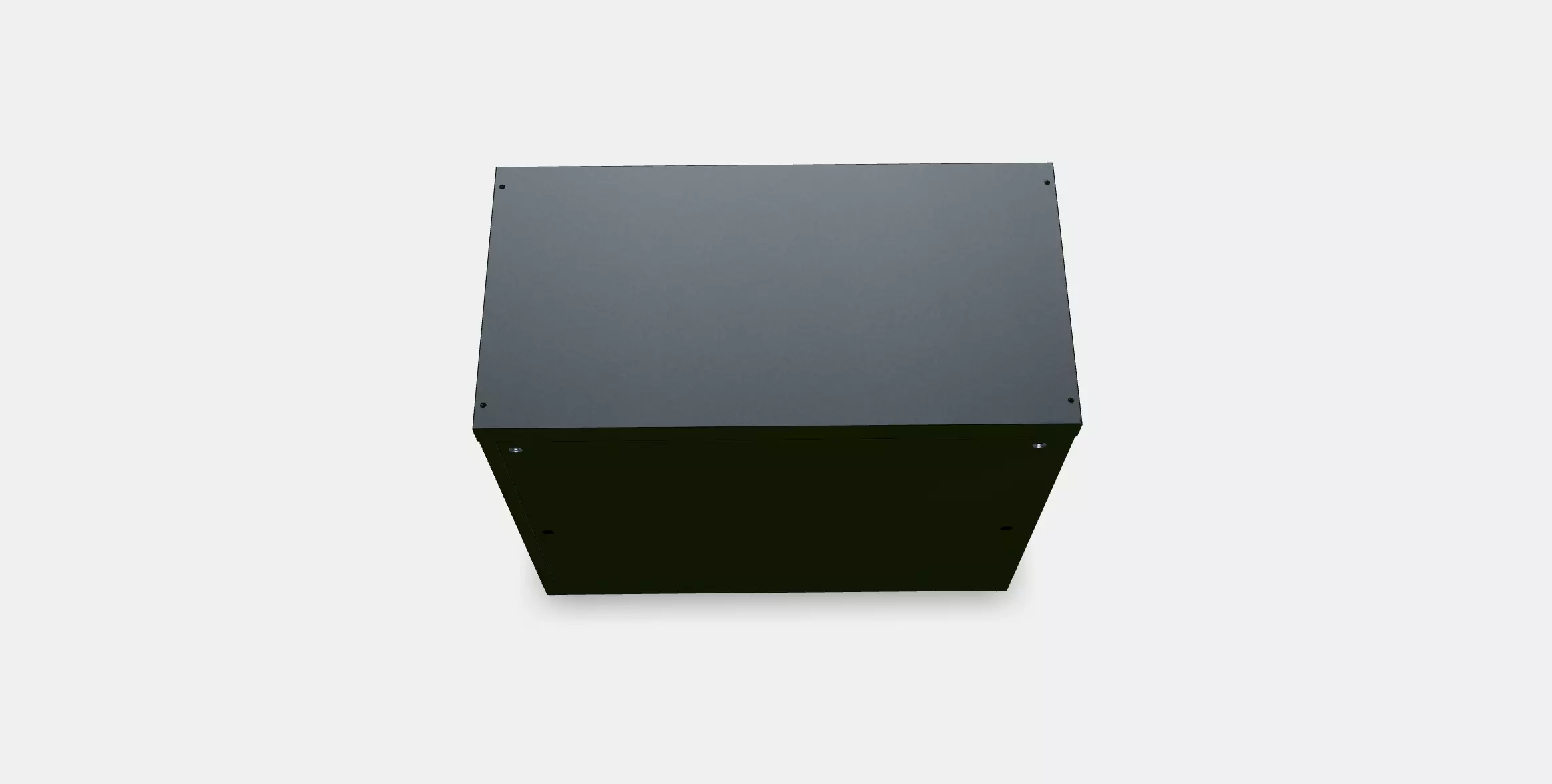 BROR Cabinet with 2 doors Low-poly 3D model_0