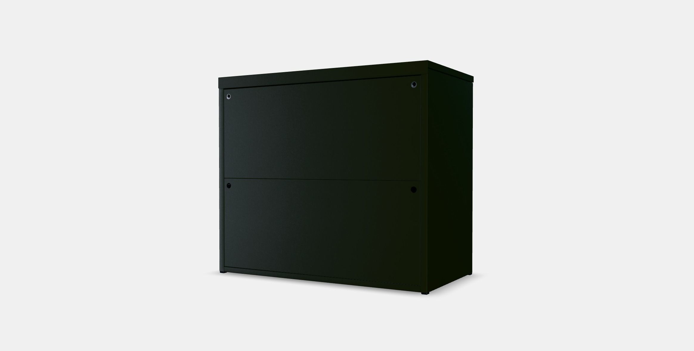 BROR Cabinet with 2 doors Low-poly 3D model_5