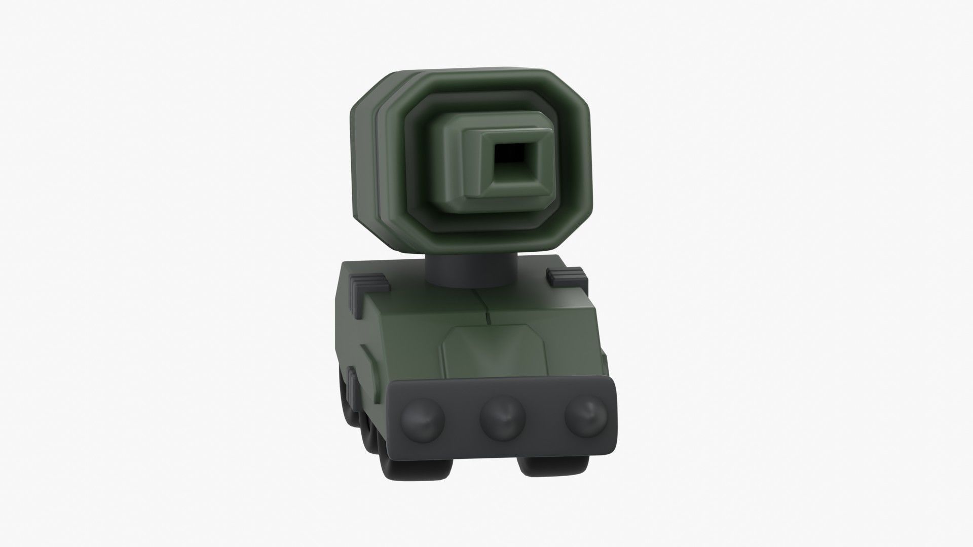 Army Tank 3D Illustration 3D model_3