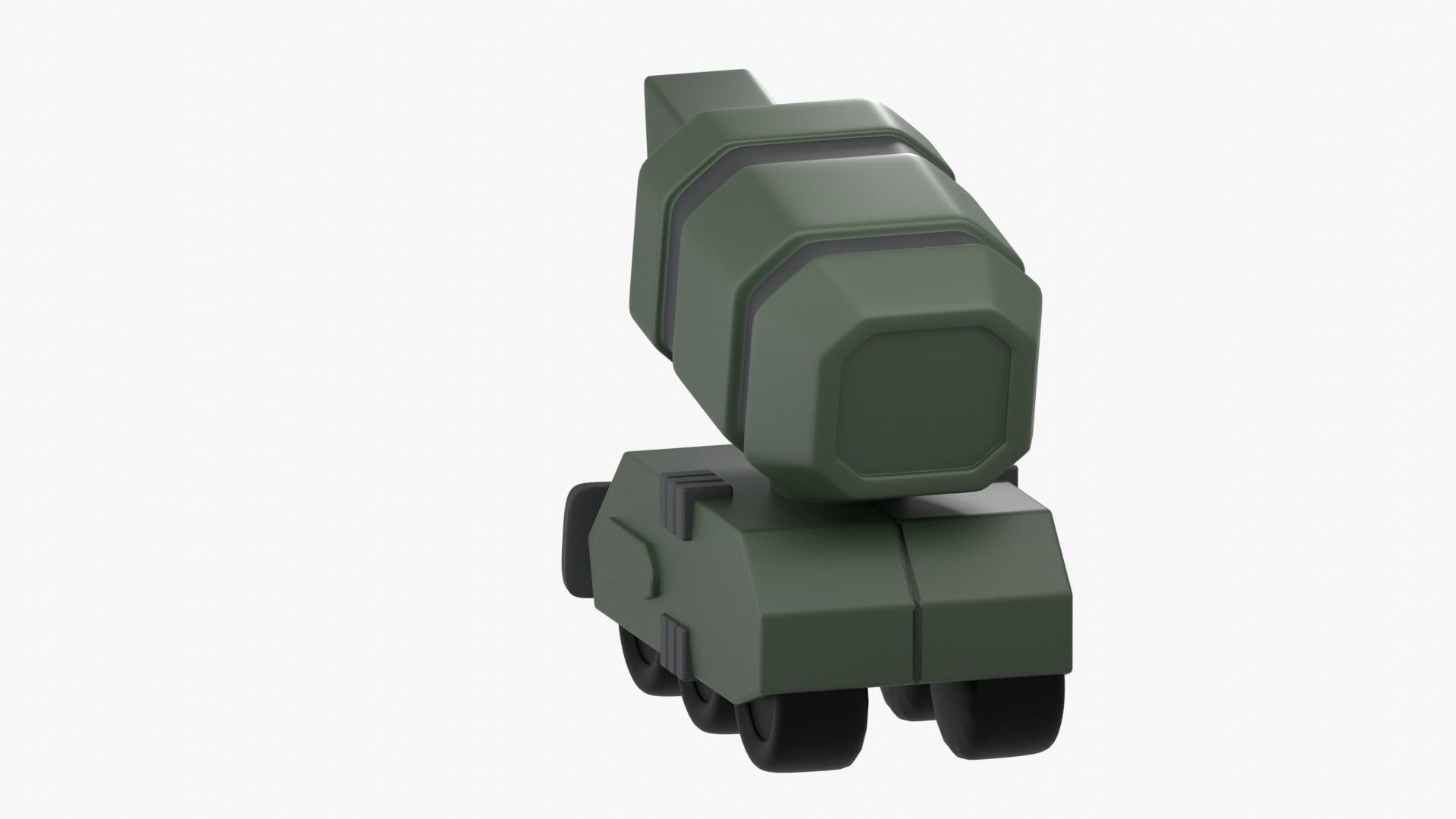 Army Tank 3D Illustration 3D model_12