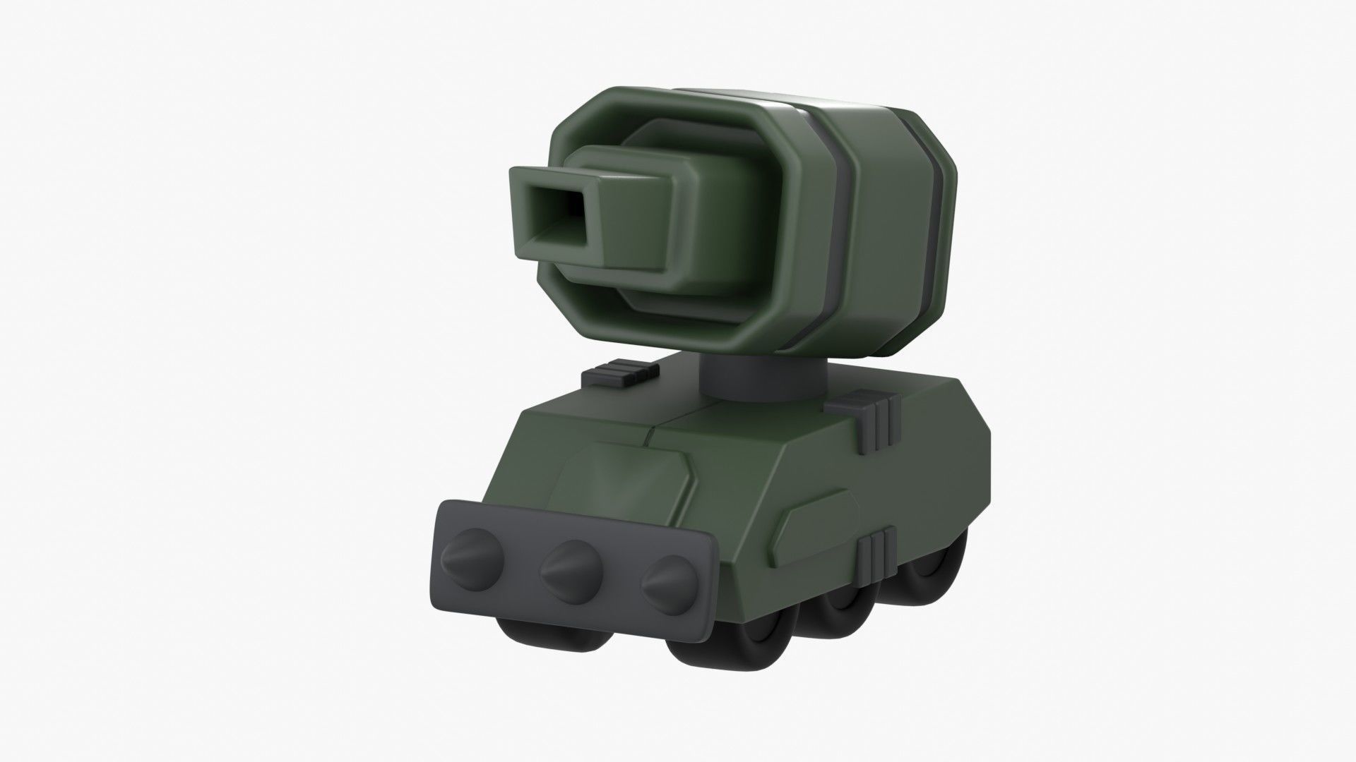 Army Tank 3D Illustration 3D model_5