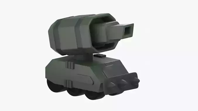 Army Tank 3D Illustration
