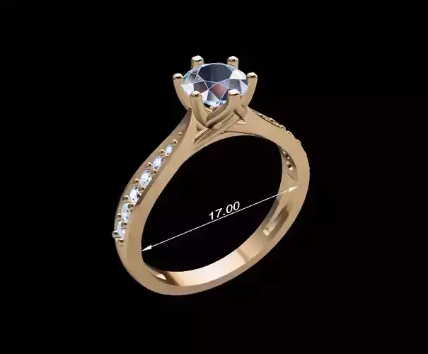 Women Ring 107 3D print model