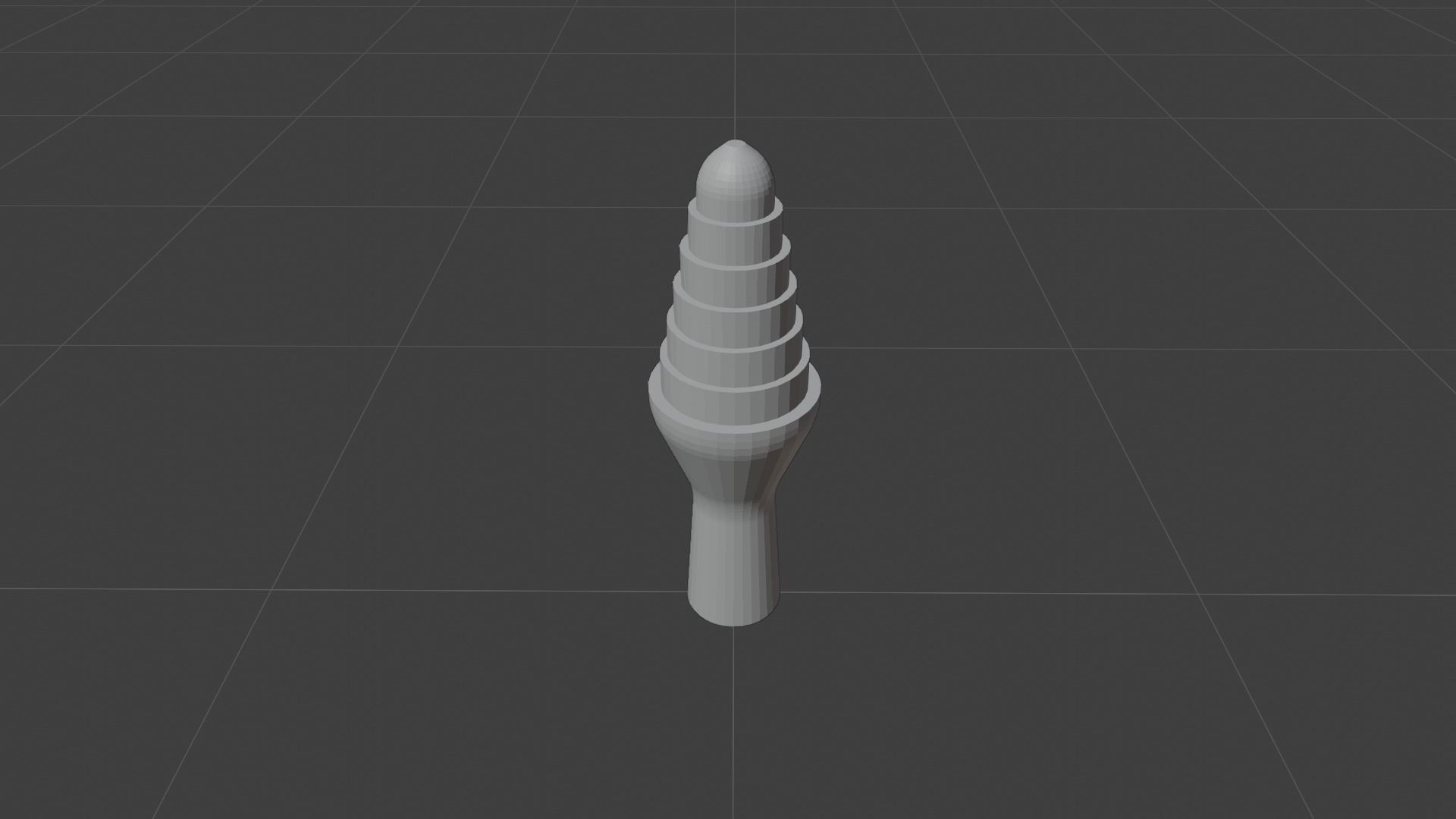 Void pilar decoration Low-poly 3D model_2