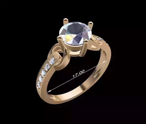 Women Ring 109 3D print model